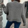 Dokotoo Womens Oversized Winter Cardigans Sweaters for Women 2026 Early Fall Fashion Open Front Ladies Long Sleeve Autumn Chunky Early Fall Fashion Soft Knit Winter Outerwear Coats Gray X-Large view 4