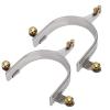 NDNCZDHC Spurs for Boots, Horse Spurs Western Stainless Steel Riding Horse Roping Spurs with Brass Gear for Men view 3