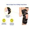 FBITE Medial Unloader Knee Brace - Knee Support Brackets for Meniscus Tear,Relieves ACL,Arthritis, Universal size - Sold as Single Unit,Left view 2