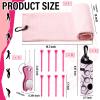 Liliful 12 Pcs Golf Accessories Kit, Include Golf Ball Bag with Hook Towel Tees Magnetic Ball Marker Divot Tool Cleaner Brush for Women Man Gifts(Pink) view 2