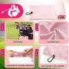 Liliful 12 Pcs Golf Accessories Kit, Include Golf Ball Bag with Hook Towel Tees Magnetic Ball Marker Divot Tool Cleaner Brush for Women Man Gifts(Pink) view 3
