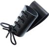 Medieval-Style Dagger Holster | Adjustable Leather Sword Frog | Belt Sheath Accessory Costume Cosplay, Renaissance Fairs LARP (Black) view 2