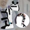 FBITE Postoperative Knee Ankle Foot Stabiliser Corrector, Knee Joint Support for Knee Pain, Arthritis, Meniscus Tear - Universal size, Sold as Single Unit,White-Right view 3