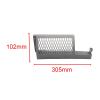 DYNWAVE Foosball Table Goal Replacement Goal Net Frame Mini Dolls Table Supplies Football Tabletop Board Game Mini Soccer Goal Net for Game Room, Gray view 4