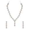 Efulgenz Crystal Necklace Set Indian Jewelry for Women Austrian Stone Bridal Jewelry Set for Wedding Choker Necklace and Earrings Set Crystal Necklace Set Dangle Earrings for Wedding Party Bridesmaid Gift view 1