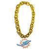 Aminco Miami Dolphins NFL Fan Chain, Gold view 1
