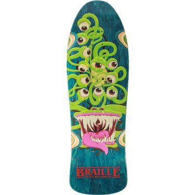 Braille Old School Monster Skateboard Deck -10.12x31.75 - Assembled AS Complete Skateboards