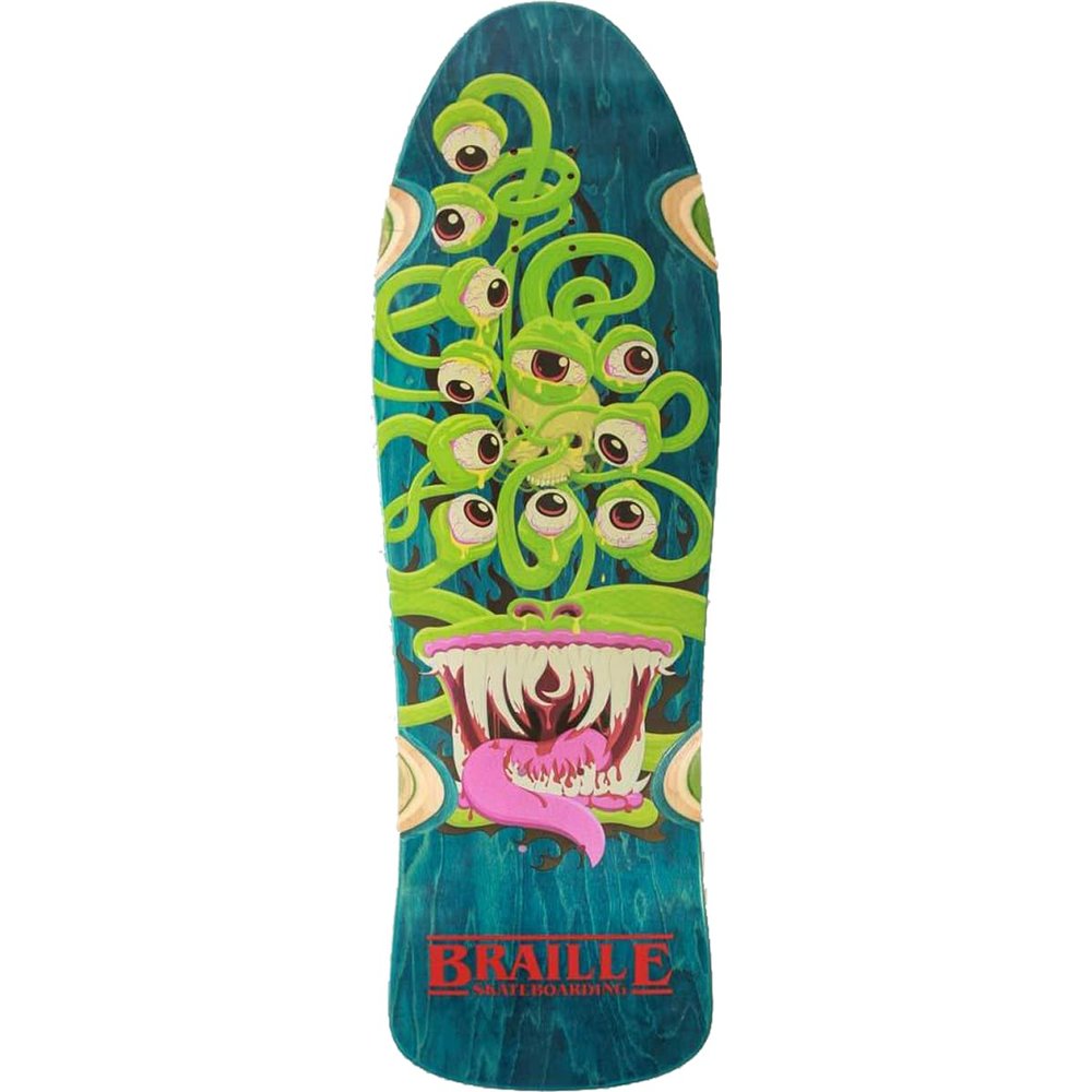 Braille Old School Monster Skateboard Deck -10.12x31.75 - Assembled AS Complete Skateboards