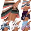 HGps8w Tennis Skirt for Women with Built-in Shorts Stretchy High Waisted Flowy Athletic Golf Skorts Skirts for Running Casual view 2