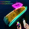 ROLiGHTiC 55FT LED Boat Lights, 12V APP RF Remote Control Pontoon Boat Lights, IP66 Waterproof RGB Marine Strip Lights, Boat Interior Light, Boat Deck Light for Bass Boat, Fishing Boat, Yacht view 4