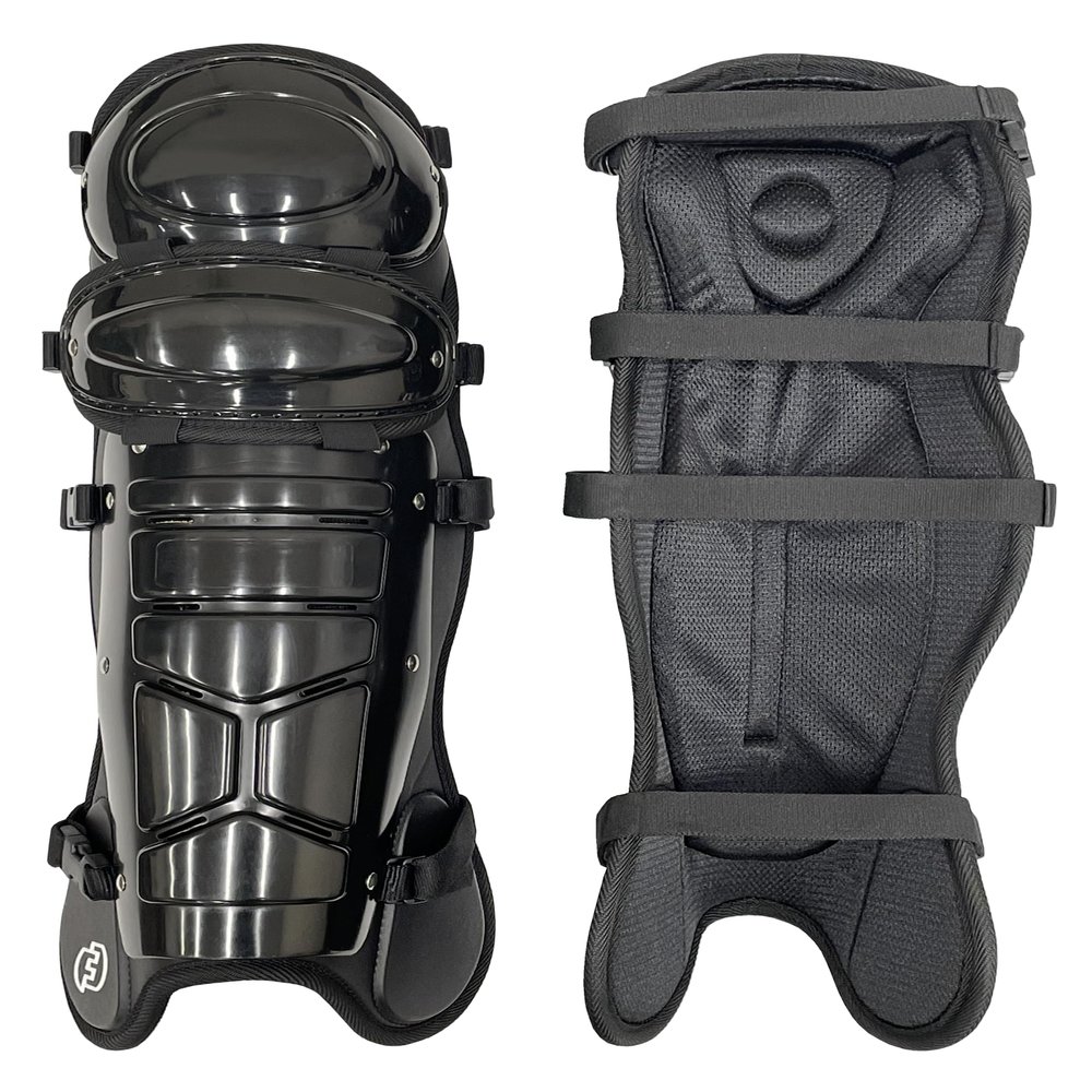 Force3 Pro Gear Ultimate Umpire Shin Guards with Dupont Kevlar (16.5")