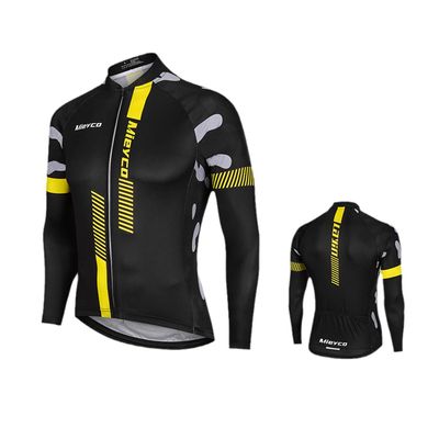 Men's Cycling Jersey Long Sleeves High Elastic Bike Shirts Spring Autumn Bicycle Clothes Tops Motocross s2 XL