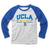 Wes and Willy NCAAA Kids LS Raglan Tee,UCLA Bruins,2T,UC Blue view 1