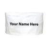 ChefsCloset Custom Embroidered Chef Beanie Hat, Custom Flat Top Chef Hats, White Chef Beanie Unisex view 2