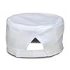 ChefsCloset Custom Embroidered Chef Beanie Hat, Custom Flat Top Chef Hats, White Chef Beanie Unisex view 4