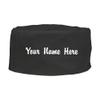 ChefsCloset Custom Embroidered Chef Beanie Hat, Custom Mesh Top Chef Hats, Black Chef Beanie Unisex view 1