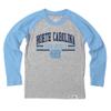 Wes and Willy NCAAA Kids LS Raglan Tee,North Carolina Tar Heels,XL,NC Blue view 1