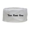 ChefsCloset Custom Embroidered Chef Beanie Hat, Custom Mesh Top Chef Hats, White Chef Beanie Unisex view 1