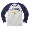 Wes and Willy NCAAA Kids LS Raglan Tee,Cal Golden Bears,L,Midnight view 1
