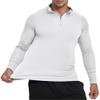 Men's Sun Protection Shirt Zip Long Sleeve Workout Pullover Tops Loose Fitting Quick Dry -Shirt s1 Blue S view 4
