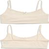 Sweet & Sassy Girls Training Bra - 5 Pack Crop Cotton Bras - Cami Training Bras for Girls (Sizes: S-L), Size Medium, Brights view 4