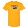 AS01 - Idaho Vandals Basic Block T Shirt - X-Large - Gold view 1
