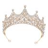 Beavorty Chic Crown Bridal Headpiece for Weddings Elegant Rhinestone Wedding Headwear and Lightweight for Bride Parties and Fancy Dress Events view 1