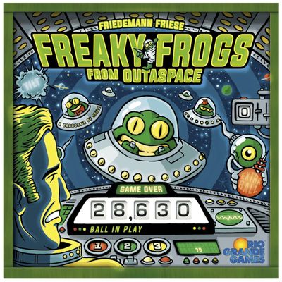 Rio Grande Games Freaky Frogs from Outaspace Solo Pinball Card Game