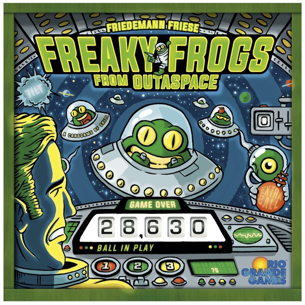 Rio Grande Games Freaky Frogs from Outaspace Solo Pinball Card Game