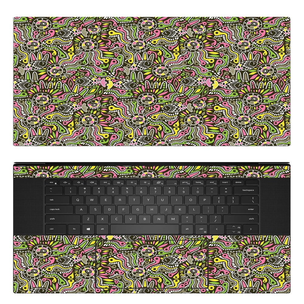 Decalrus - Protective Decal Skin Sticker for The Dell XPS 9720 (17" Screen) case Cover wrap DExps17_9720-250