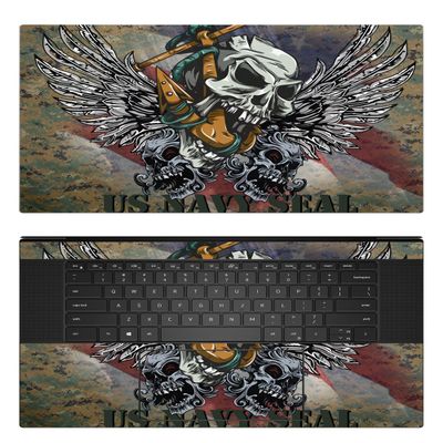 Decalrus - Protective Decal Skin Sticker for The Dell XPS 9720 (17" Screen) case Cover wrap DExps17_9720-162