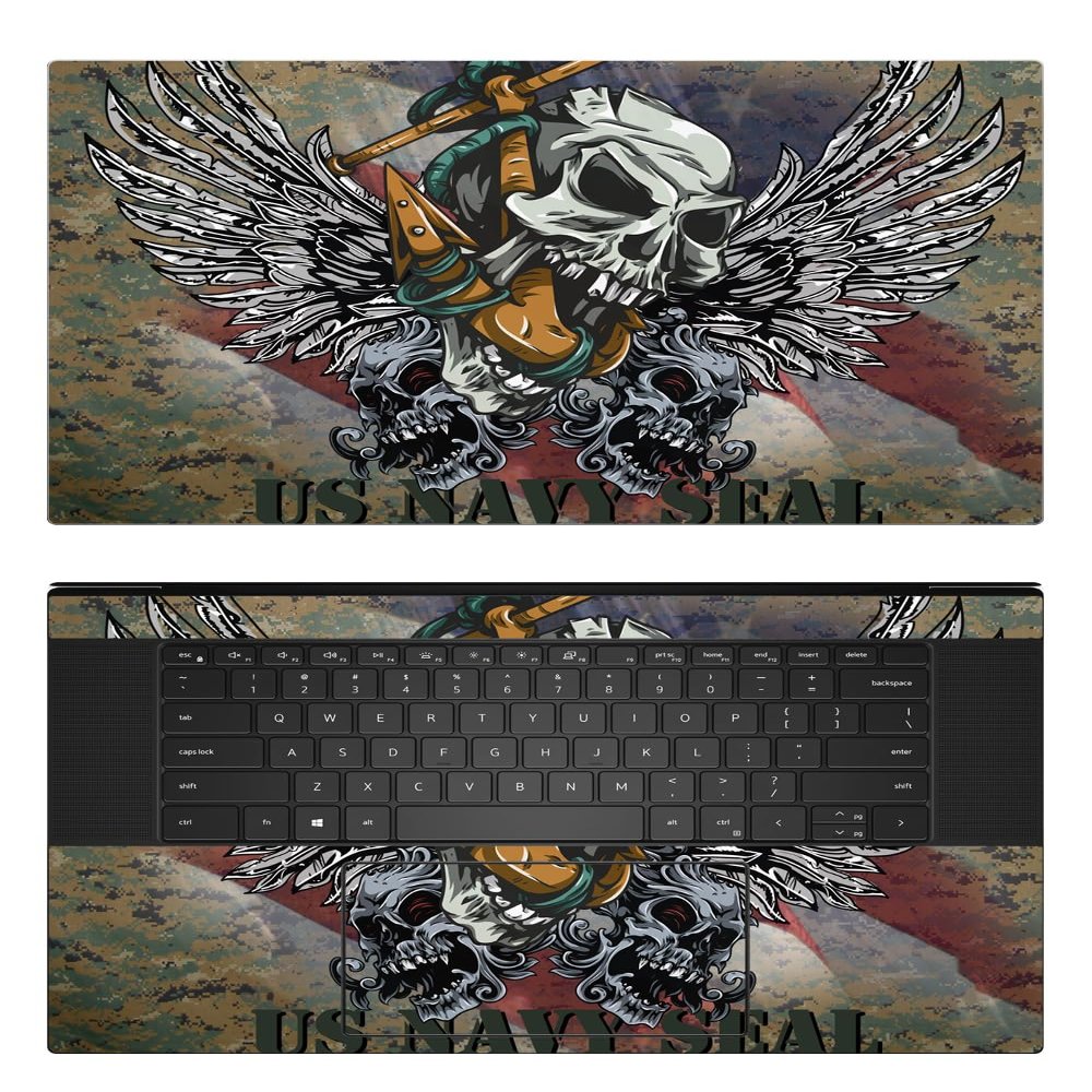 Decalrus - Protective Decal Skin Sticker for The Dell XPS 9720 (17" Screen) case Cover wrap DExps17_9720-162