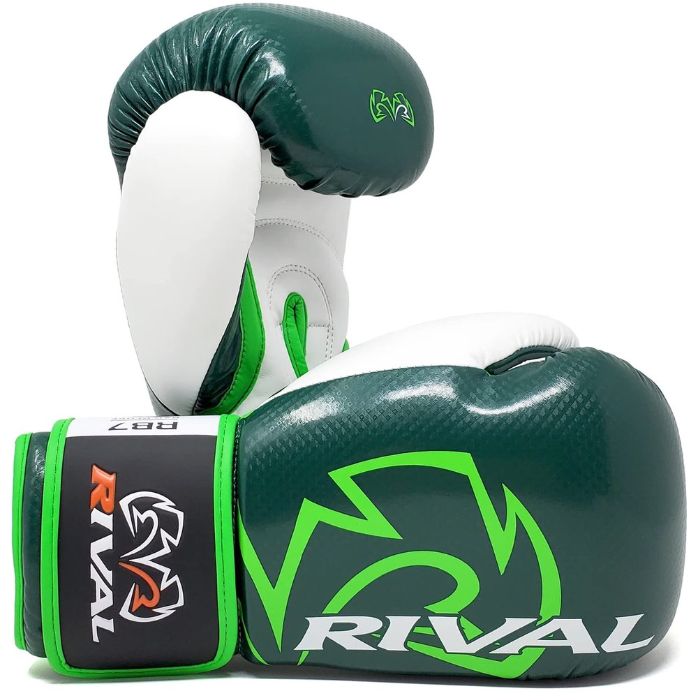 RIVAL Boxing RB7 Fitness Plus Bag Gloves, Ergo Strap System and High-Density Layered Padding for Heavy Bag and Mitt Work