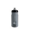 Elite Jet Cycling Water Bottle  550ml  Grey with Black Logo  High-Flow, Biodegradable, BPA-Free view 1