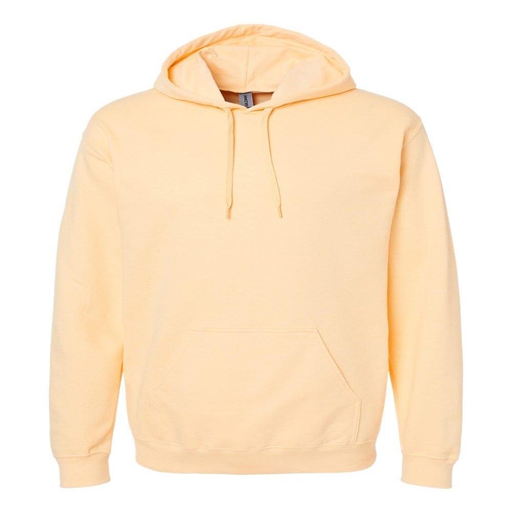 Gildan Mens Softstyle Hooded Sweatshirt, M, Yellow Haze