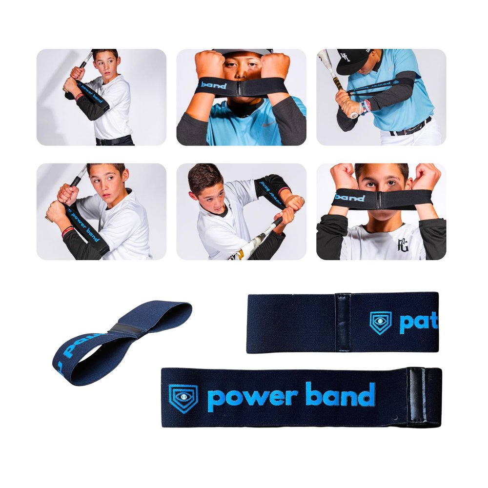 Applied Vision Sports Swing Bands Baseball/Softball Swing Trainer Aid - Equipment for Batting and Hitting