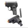 Airsoft G1A Metal Spring Airsoft Pistol- Black-2 Pack view 1