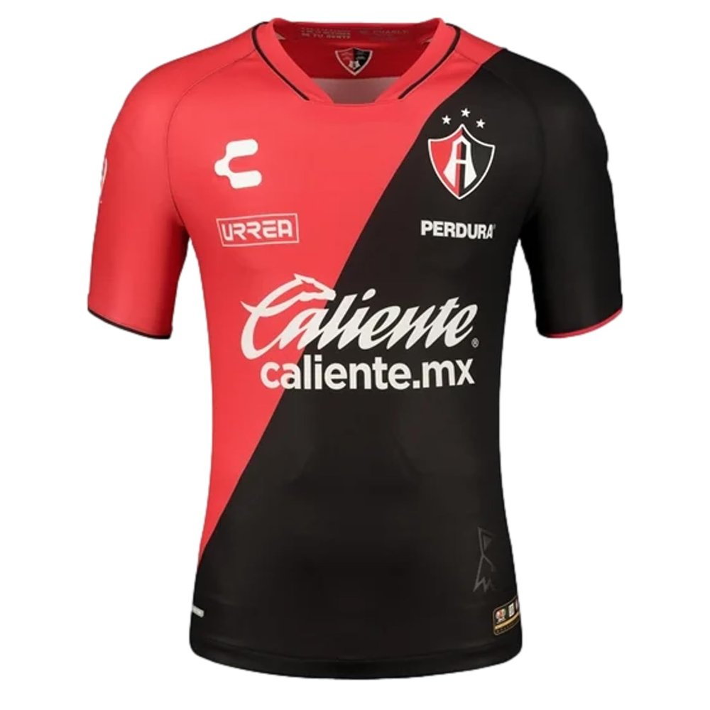 Charly Men's Atlas 23/24 Home & Away Jerseys - Stylish Design, Unique Details, High Performance (as1, Alpha, s, Regular, Regular, Home - Black/Red)