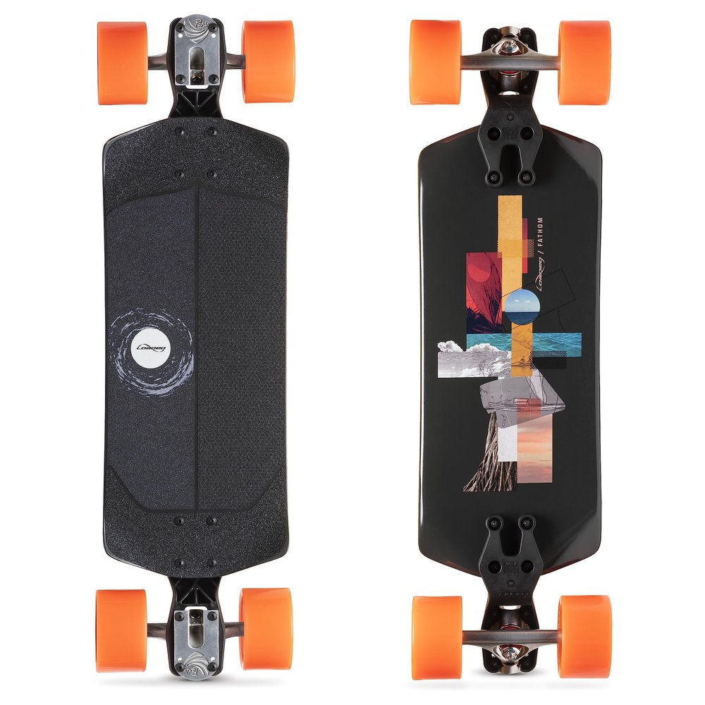 Loaded Boards Fathom Longboard Skateboard Complete (105mm Dad BOD 80a Wheels, Paris 150 50 Trucks)