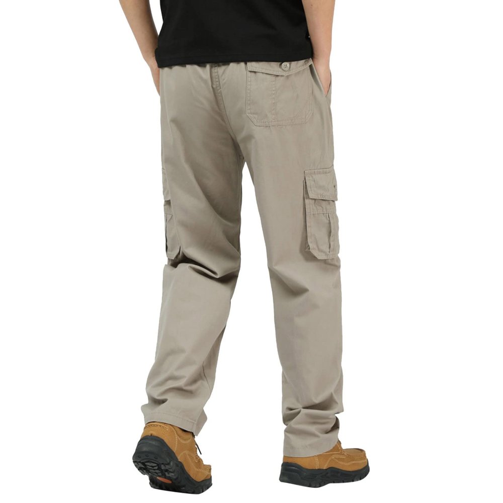 GOKKILRW Mens Fall Zip Off Tactical Cargo Work Pants Lightweight Ripstop Military Cargo Travel Pants Baggy Cotton Casual Work Hiking Pants for Hiking Camping Fishing Walking(Grey,4X-Large)