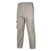 GOKKILRW Mens Fall Zip Off Tactical Cargo Work Pants Lightweight Ripstop Military Cargo Travel Pants Baggy Cotton Casual Work Hiking Pants for Hiking Camping Fishing Walking(Grey,4X-Large) view 3
