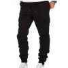 GOKKILRW Mens Drawstring Outdoor Wild Cargo Pants Lightweight Ripstop Tactical Combat Work Hiking Pants Outdoor Multi Pockets Cotton Twill Trousers Sports Workout Athletic Gym Exercise Pants view 2
