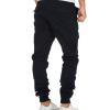 GOKKILRW Mens Drawstring Outdoor Wild Cargo Pants Lightweight Ripstop Tactical Combat Work Hiking Pants Outdoor Multi Pockets Cotton Twill Trousers Sports Workout Athletic Gym Exercise Pants view 3