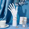 PH PandaHall Ring Bracelet Display Stands, Hand Jewelry Display Holder White Mannequin Hands Smooth Female Hand Model for Jewelry Showcase Stand, Home Store Organization, 2.13x4.69x11.42inch view 4