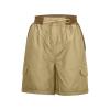 Uillui Womens Relaxed Fit Cargo Shorts Y2K Teen Girls Trendy Summer High Waist Pocket Hiking Running Athletic Workout Shorts Brown view 2