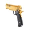 Dual Double 2011 Airsoft Pistol Lightweight Gold & Black Alloy Spring view 4