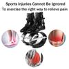 Kangaroo Jumping Shoes for Man Women, Professional Fitness Bounce Jump Boots with 3 pcs Tension Spring, 35-41 EU, Foot Length 8.9-10.2in/22.5-26cm (Color : Black White, Size : XL/39-41) view 3
