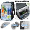 Backpack Coolers Insulated Leak Proof 30 Cans with Reusable Ice Packs, 2 Insulated Compartments Cooler Bags Portable Lightweight Beach Travel Camping Lunch Backpack for Men and Women view 4