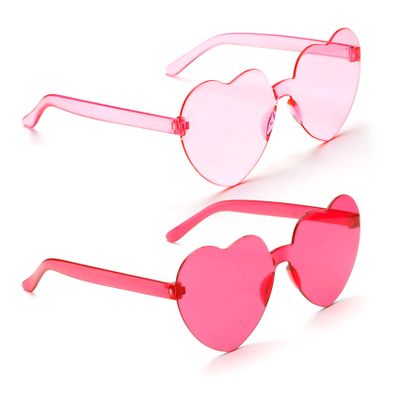 Heart Sunglasses Heart Shaped Sunglasses Womens Trendy 2025 Rosy Red Pink Heart Sunglasses for Women Oversized Sunglasses Womens Sunglasses Bulk Womens Sunglasses Trendy Party Favors Party Supplies