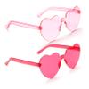 Heart Sunglasses Heart Shaped Sunglasses Womens Trendy 2025 Rosy Red Pink Heart Sunglasses for Women Oversized Sunglasses Womens Sunglasses Bulk Womens Sunglasses Trendy Party Favors Party Supplies view 1
